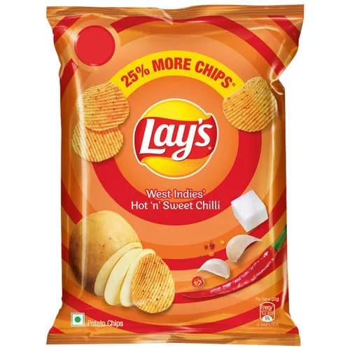 LAYS HOT AND SWEET