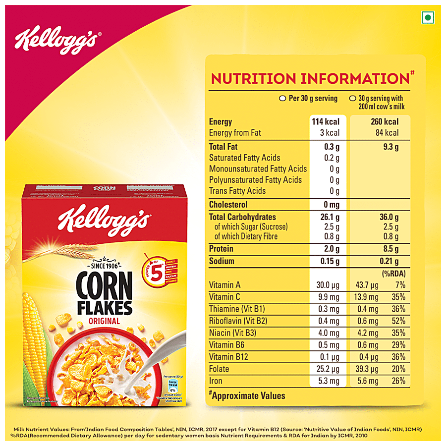 KELLOGGS CORN FLAKES ORIGINAL 120 G