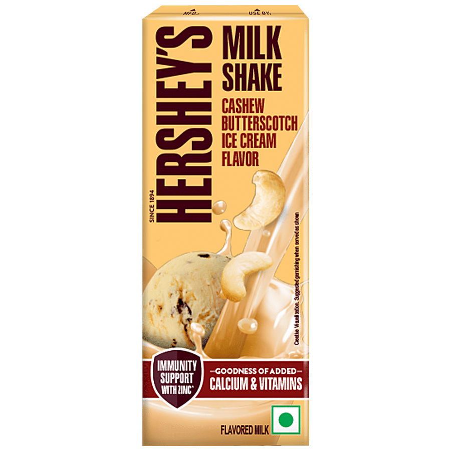 HERSHEYS BUTTERSCOTCH MILK SHAKE