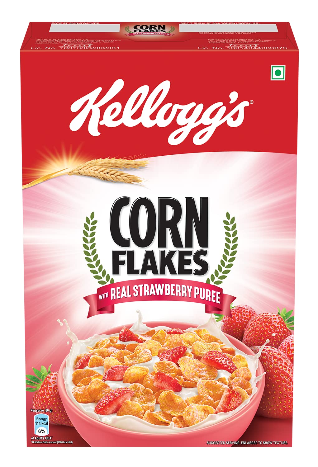 KELLOGGS CORN FLAKES STRABERRY