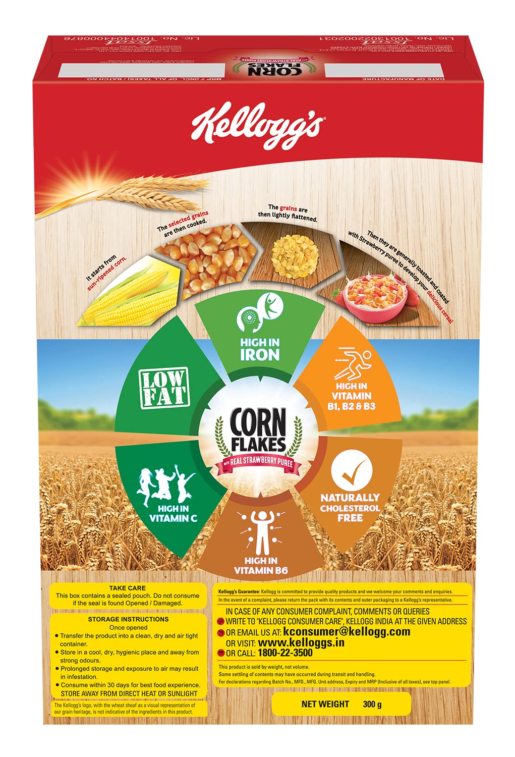 KELLOGGS CORN FLAKES STRABERRY