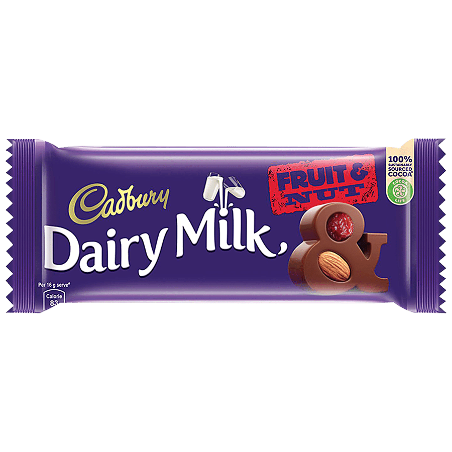dairy milk fruit and nut