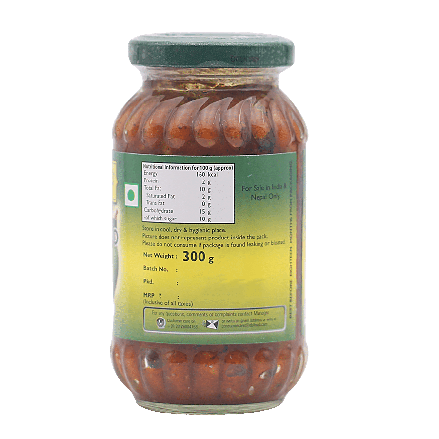 Mother's Recipe Pickle - Karnataka Cut Mango, 300 G Jar