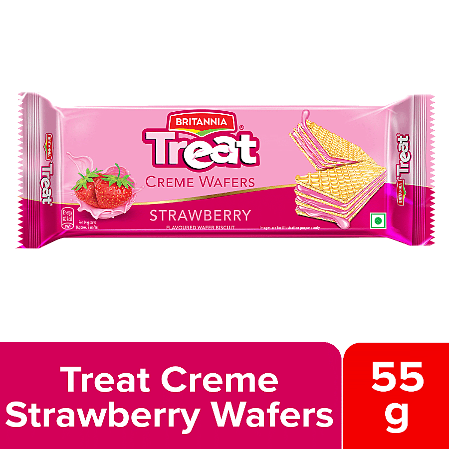 BRITAANIA TREAT WAFEERS STRAWBERRY