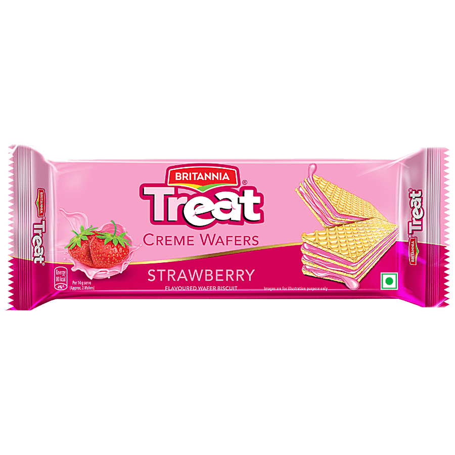 BRITAANIA TREAT WAFEERS STRAWBERRY