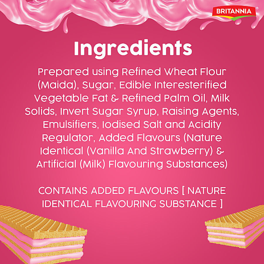 BRITAANIA TREAT WAFEERS STRAWBERRY