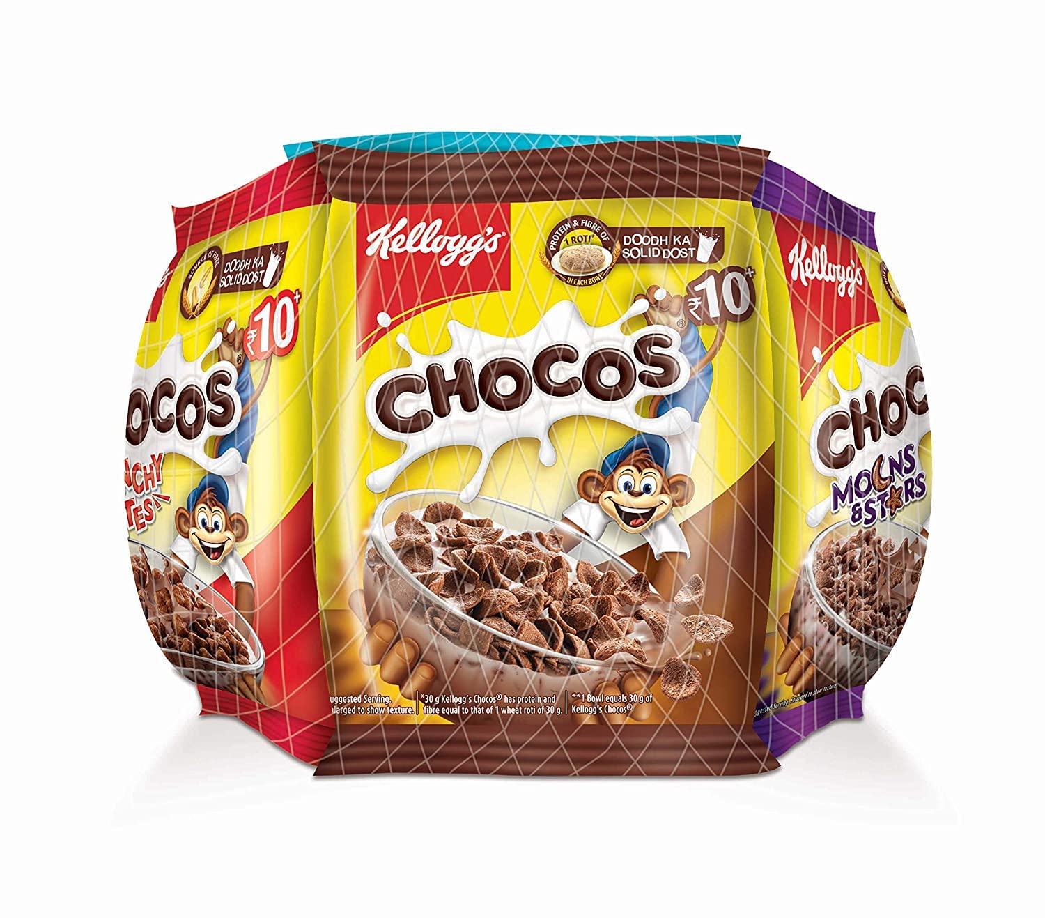 KELLOGGS CHOCOS VARIETY PACK 7unt