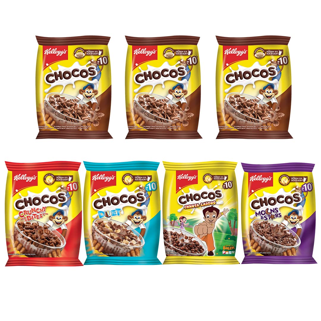 KELLOGGS CHOCOS VARIETY PACK 7unt