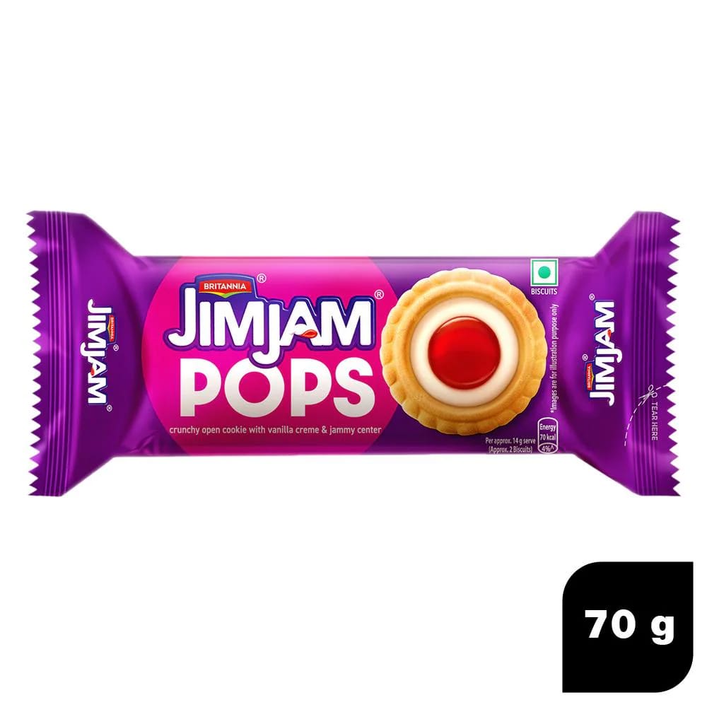 BRITANIA JIM JAM POPS BISCUIT