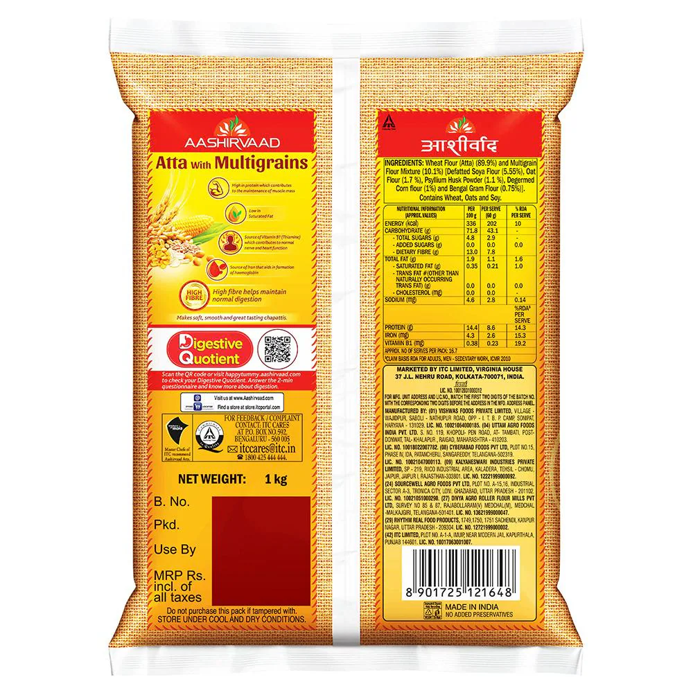 AASHIRVAAD MULTIGRAIN ATTA