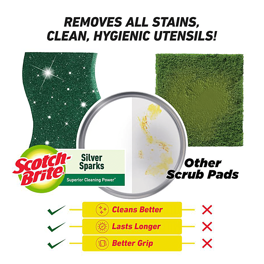SCOTCH BRITE SILVER CRUBBER