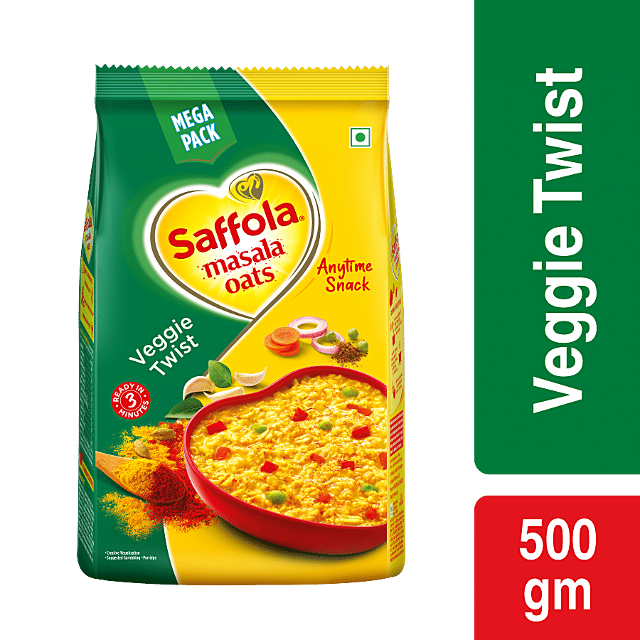 SAFFOLA MASALA OATS VEGGIE TWIST