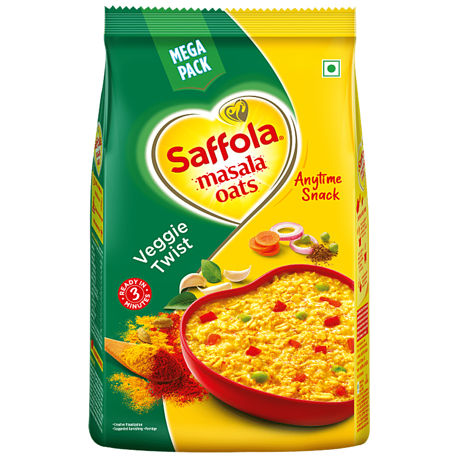 SAFFOLA MASALA OATS VEGGIE TWIST