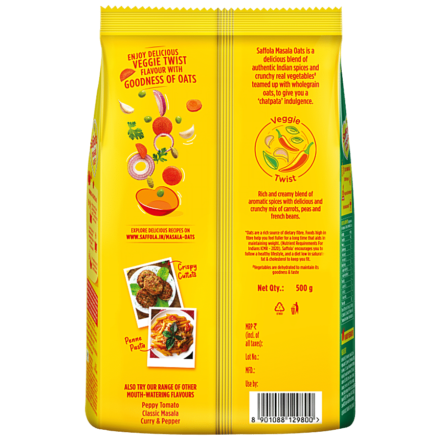 SAFFOLA MASALA OATS VEGGIE TWIST